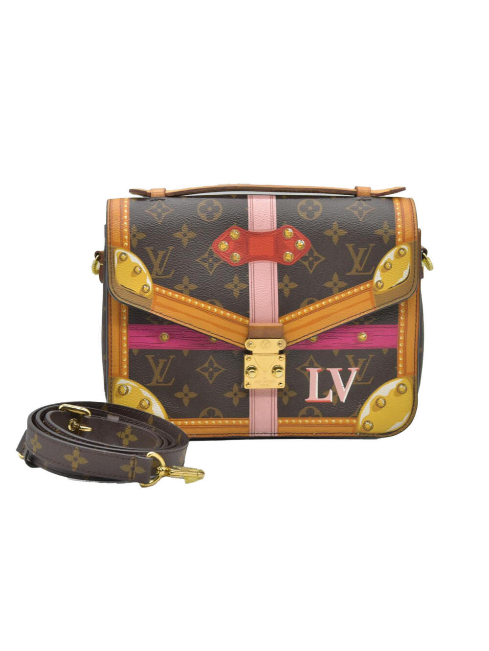Louis Vuitton Monogram Summer Trunks Pochette Metis DR0198